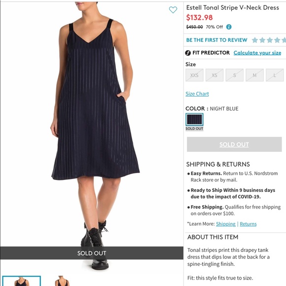 Rag and bone Estelle dress - Picture 1 of 1